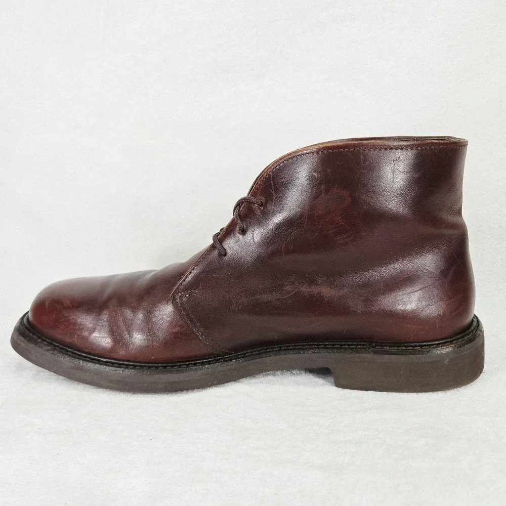 Sebago Men's Chukka Boots in Dark Brown Leather
